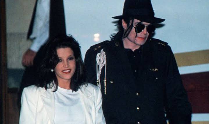 Michael Jackson et Lisa-Marie Presley 