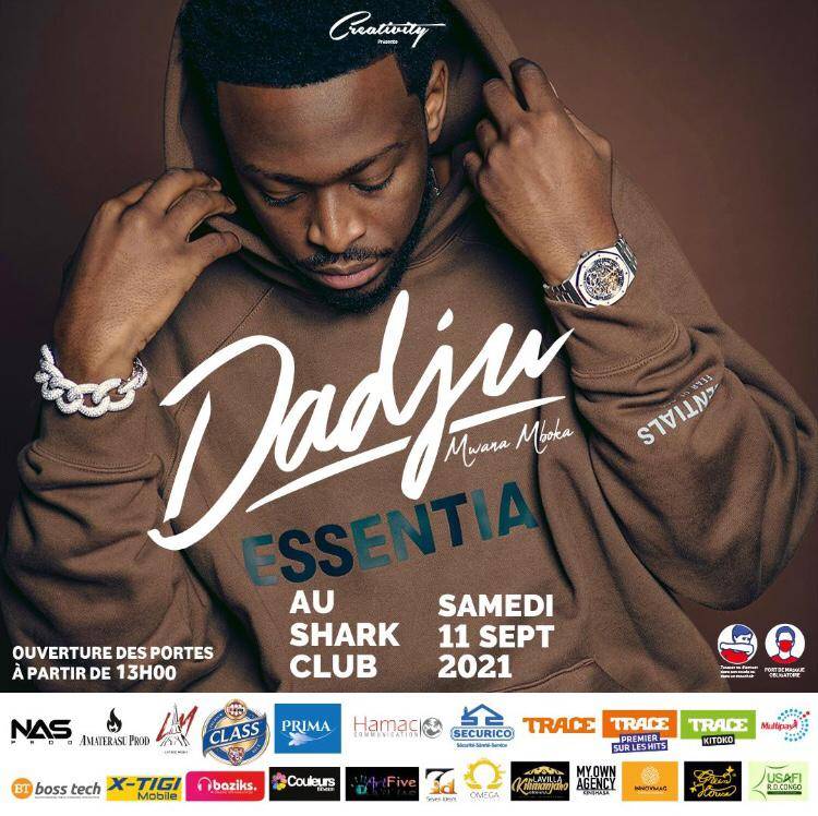 Accompagné d'une panoplie d’artistes, Dadju livre un mega concert au Shark Club de Kinshasa