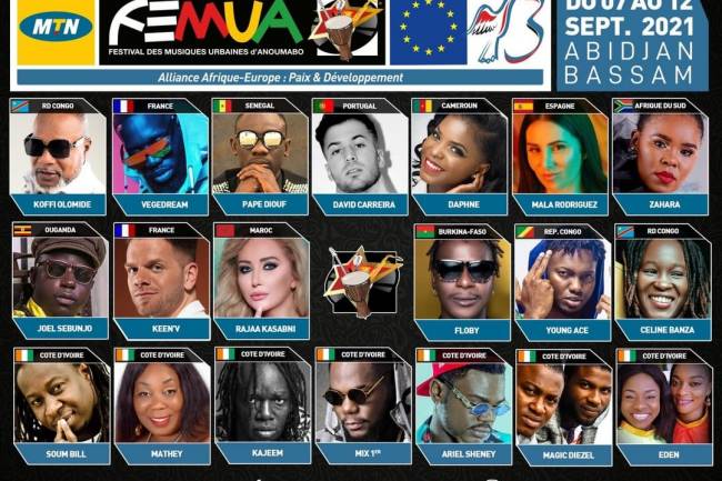FEMUA 2021 : 20 artistes de renommée participent à cet événement y compris Koffi Olomidé et Céline Banza