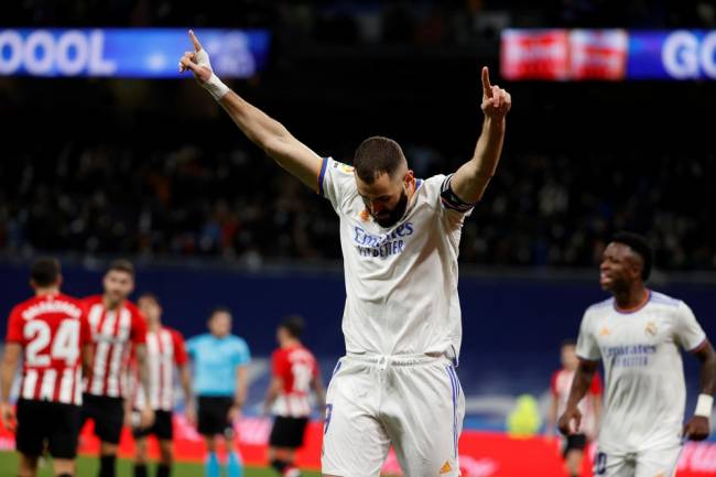 Real Madrid termine la mi-saison en tête de la Liga