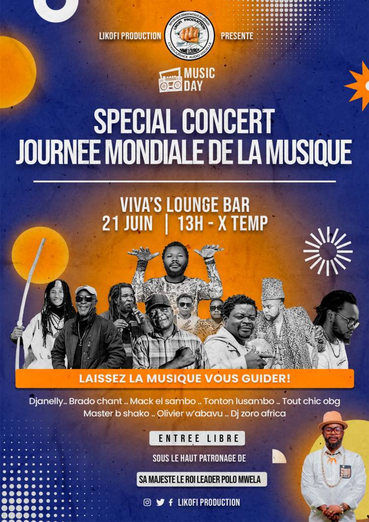 Célébration de la Journée Mondiale de la Musique à Goma 