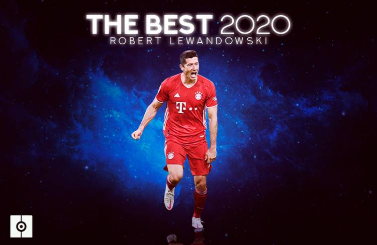 Robert Lewandowski remporte le prix The Best 2020 !