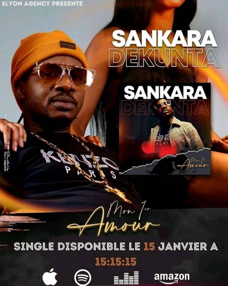 Sankara Dekunta s'annonce avec un single "Mon 1er amour"