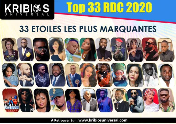 33 Étoiles les plus marquantes de l'année 2020 en RDC 