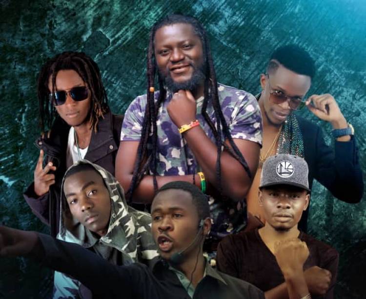 6 artistes réunis pour un concert à l'espace Bel'Air-Katindo à Goma