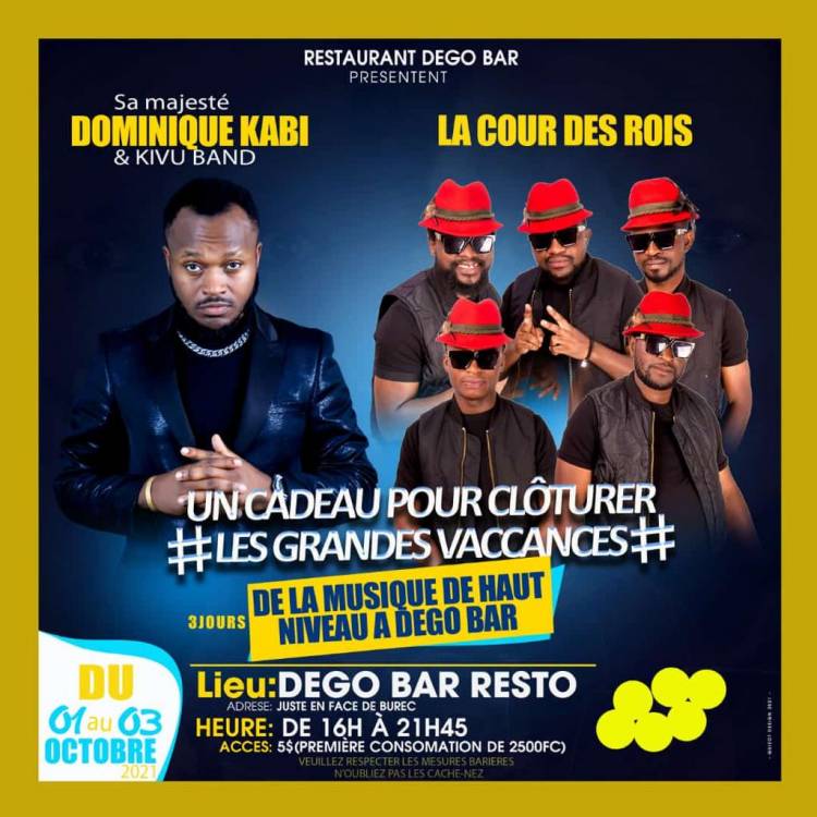 Karaokés chez Dego Bar : Face à Face Dominique Kabi et Cour des Rois ces week-ends du début octobre 2021