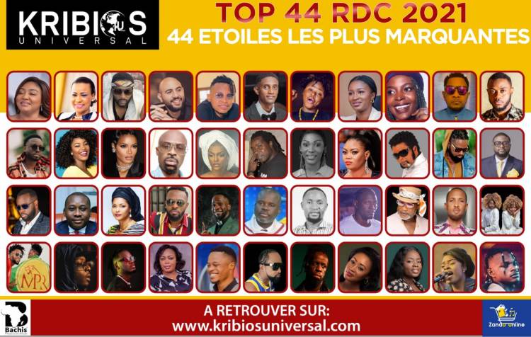 44 Étoiles les plus marquantes de l'année 2021 en RDC