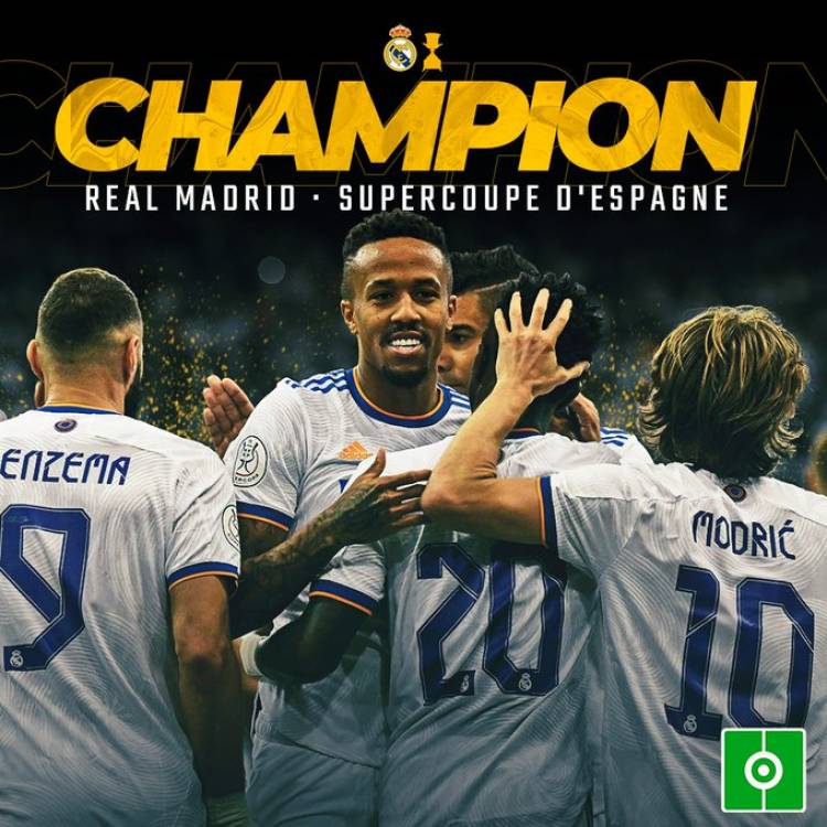 Le Real Madrid remporte la Supercoupe d'Espagne 2022