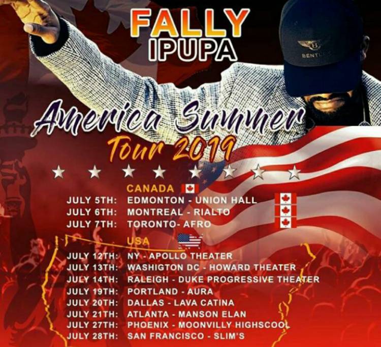 Fally Ipupa dans "America Summer Tour 2019"