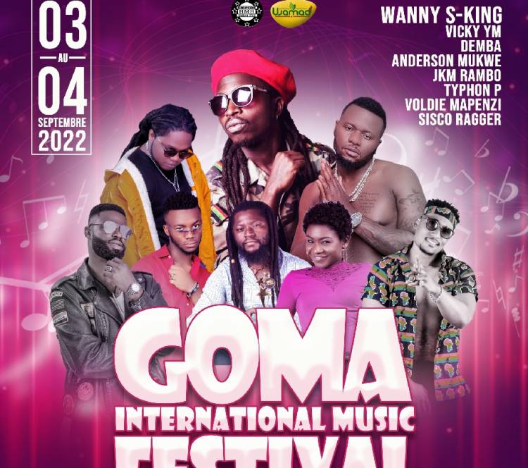 Goma International Music Festival : Deux jours de show pour 15 artistes au stade Afia