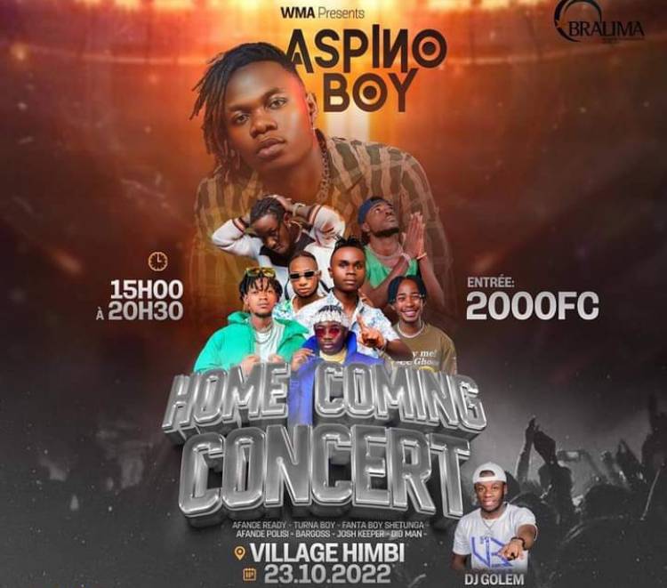 Aspino Boy de retour à Goma avec un grand show !
