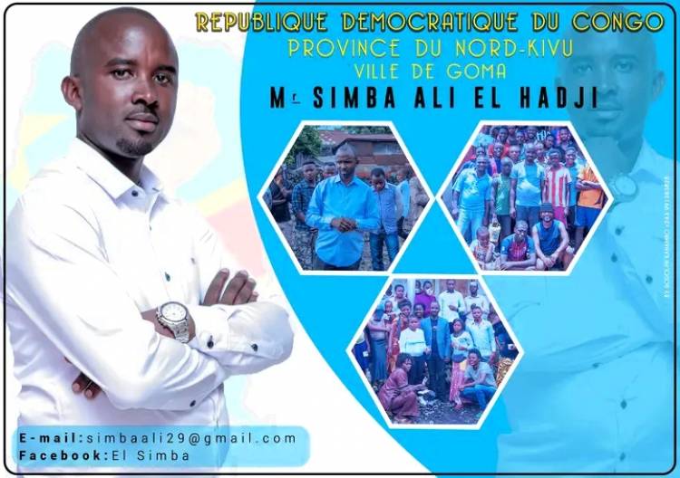 Simba Ali El-Hadji appelle les jeunes à participer massivement aux prochaines élections en RDC