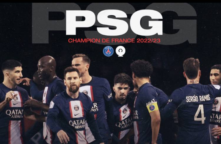 Le Paris Saint-Germain sacré champion de France !