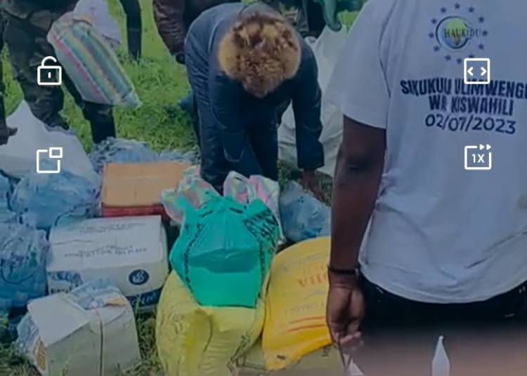 Guerre au Nord-Kivu : Remise de don de la population civile de la ville de Goma aux volontaires pour la défense de la Patrie/Wazalendo