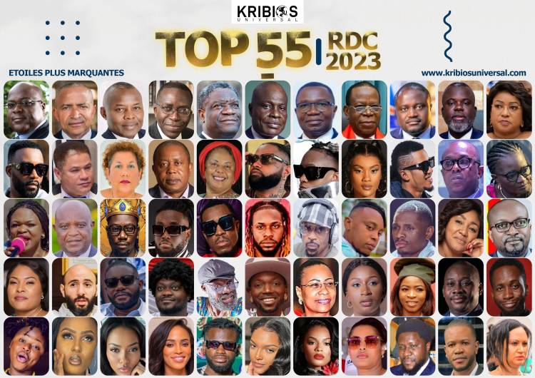55 Étoiles les plus marquantes de l'année 2023 en RDC