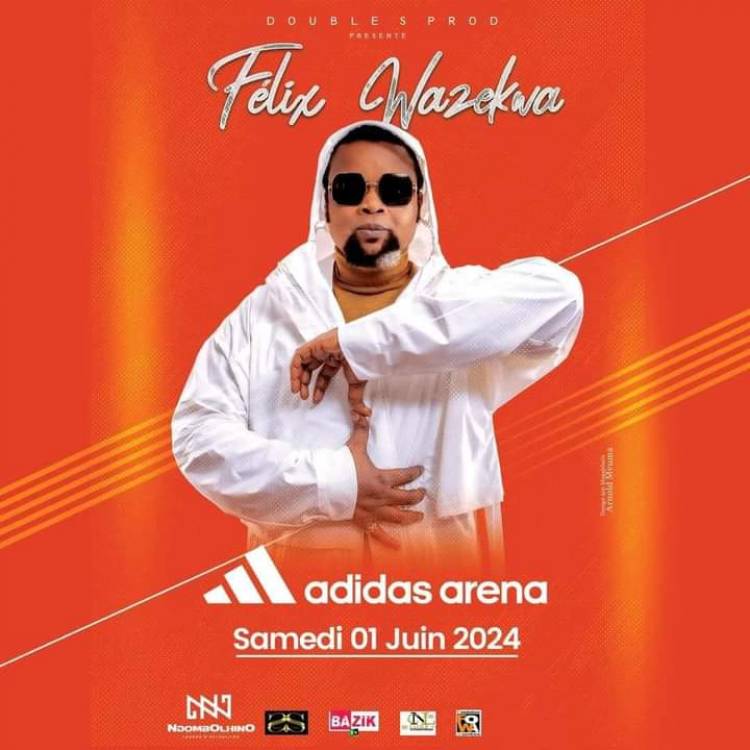 C'est confirmé, Félix Wazekwa livrera son concert à l'Adidas Arena le 1er juin 2024