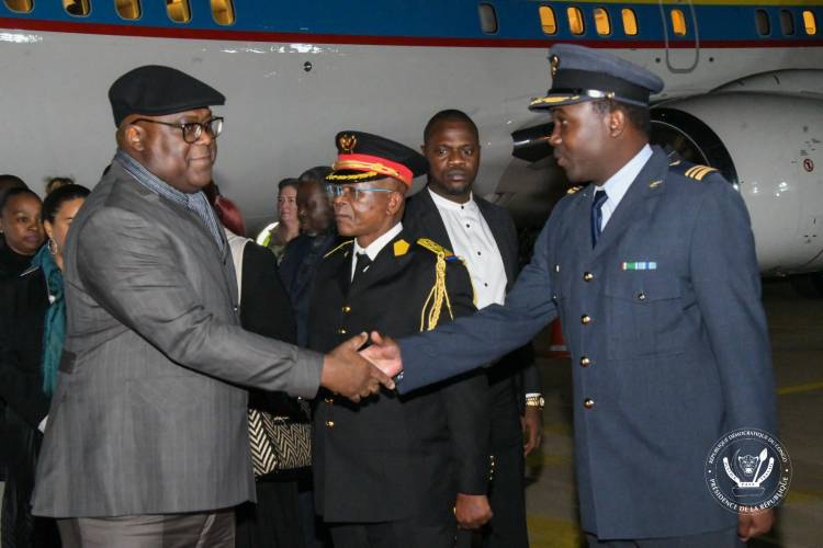 Le Président Congolais Félix Tshisekedi en Afrique du Sud pour prendre part à la cérémonie d’investiture de Cyril Ramaphosa