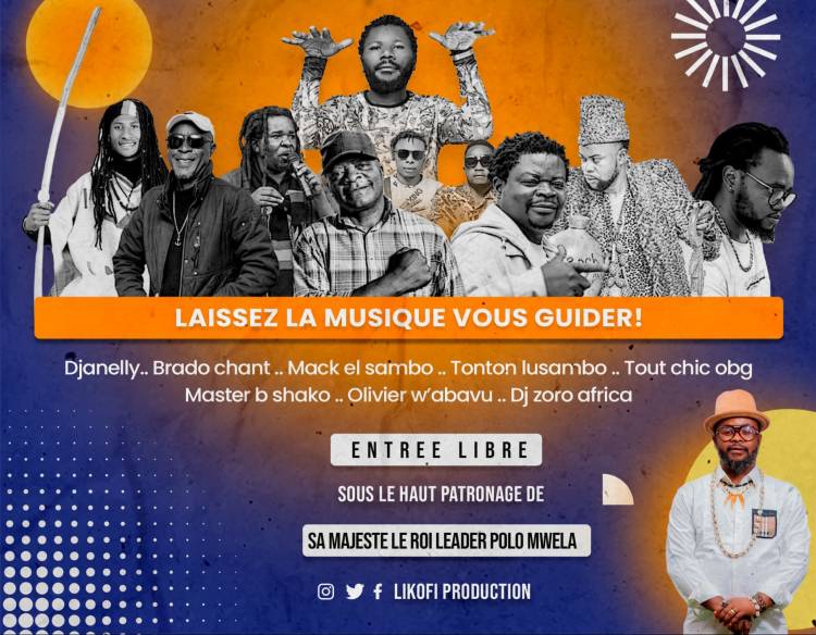 21 Juin: Célébration de la Journée Mondiale de la Musique à Goma sous Likofi Production avec un dizaine d'artistes Kivutiens