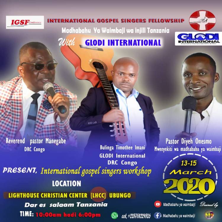 Conférence internationale pour la promotion des artistes du Gospel au niveau planétaire à Dar Es-Salaam