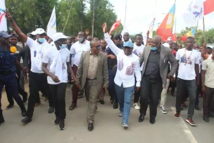Crise politique en RDC : La coalition FCC-CASH « est une page tournée » clame à Kindu devant une foule le Ministre national de la Justice