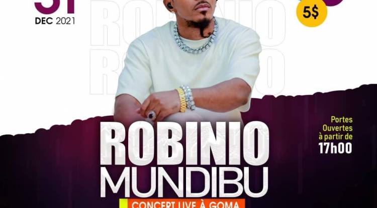 Robinio Mundibu à Goma pour un show au Resto-Bar Pilipili
