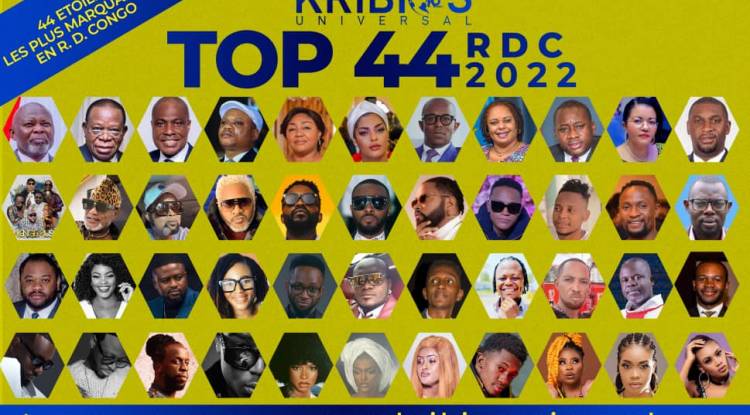 44 Étoiles les plus marquantes de l'année 2022 en RDC 