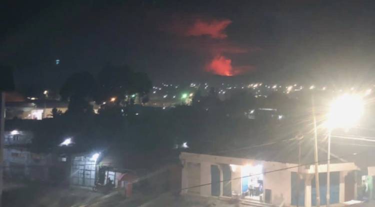 Panique à Goma : Le volcan Nyamulagira est entré en éruption, mais pas de danger pour la population