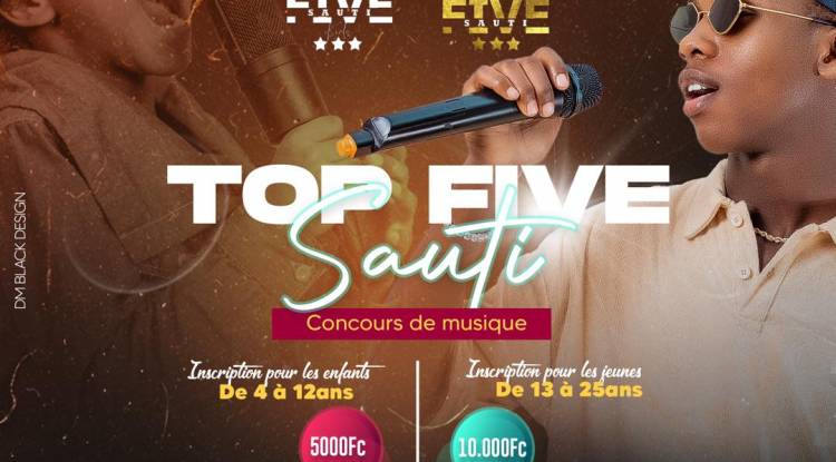 Top Five Sauti: Un concours de musique s'annonce à Goma