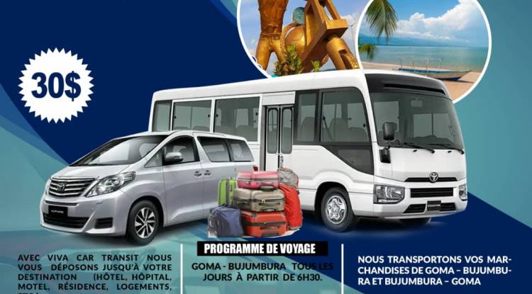 Voyage Goma-Bujumbura : Viva Car Transit, la solution !