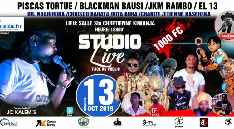 Après Goma et Gisenyi, JC Kalem's présente Studio Live en live à Kiwanja ! 