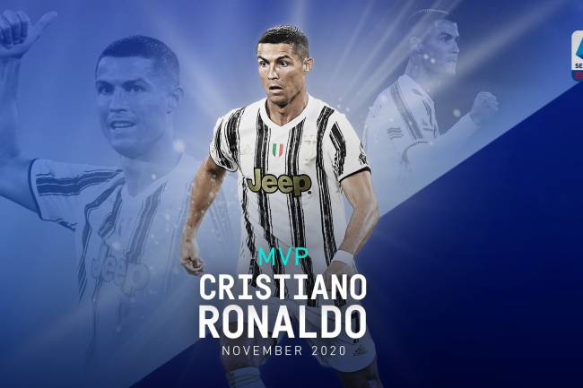 Cristiano Ronaldo élu joueur du mois de novembre 2020 en Italie