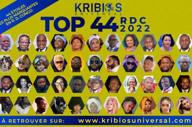44 Étoiles les plus marquantes de l'année 2022 en RDC 