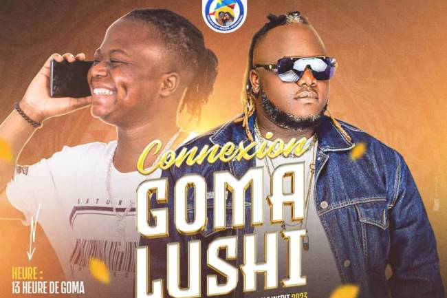 Connexion Goma-Lushi: Le chanteur Léon MpakaLove et l'humoriste Alliance Kasongo livrent un show à la Gare Routière de Goma 