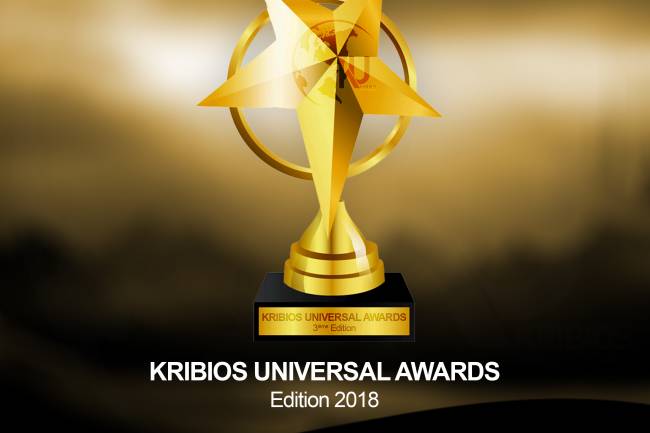 KRIBIOS UNIVERSAL AWARDS: 3ÈME ÉDITION 2018